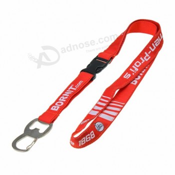 Benutzerdefiniertes Logo-Lanyard aus gewebtem Polyester-Jacquard