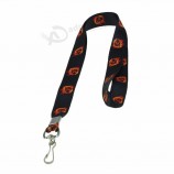 zeefdruk lanyard met veiligheid afgescheiden gespen
