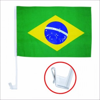 Wholesale World Cup Brazil car window flag