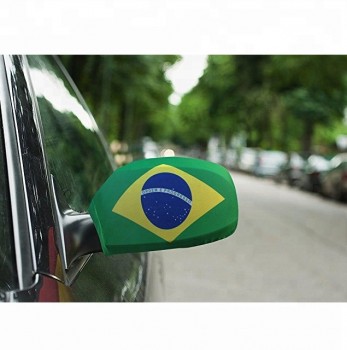 entrega rápida estoque brasil carro asa espelho capa bandeira