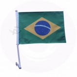 groothandel custom hoge kwaliteit 100% polyester brazilië Autovlaggen voor decoratie