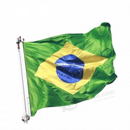 dimensioni personalizzate e design della bandiera nazionale / bandiera contry / bandiera brasile In vendita bandiere nazionali a buon mercato