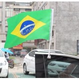 Wholesale high quality Brazil car window flag