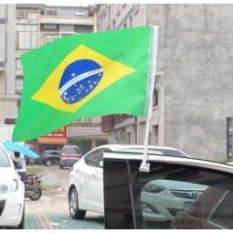 venta al por mayor de alta calidad brasil bandera de la ventana del coche