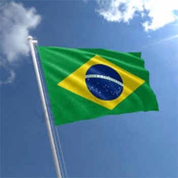 нейлоновые флаги и материалы для баннеров и использование национального флага флаг Бразилии