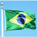Made in China polyester material printed national flag Brazil flag