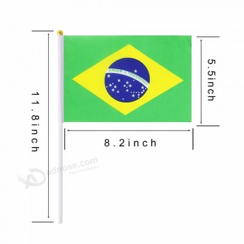 al por mayor copa del mundo brasil bandera de la ventana del coche