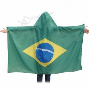 banderas personalizadas baratas del cuerpo de brasil de la copa del mundo 2018