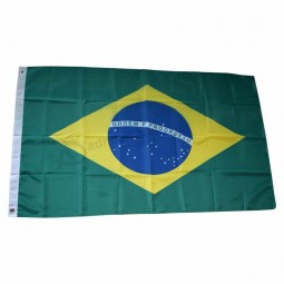 3X5 ft Customized size and design of national flag,country flag,brazil flag for sale