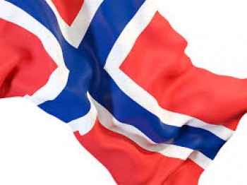 wapperende vlag close-up. illustratie van de vlag van bouvet eiland