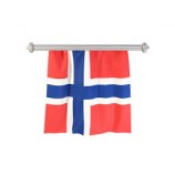 bandiera stendardo. illustrazione della bandiera dell'isola di bouvet