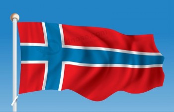 Flagge der Bouvetinsel mit hoher Qualität und jeder Größe