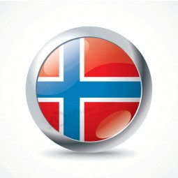 Bouvet Island flag button with high quality