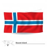 bandiera personalizzata diretta della fabbrica dell'isola di bouvet