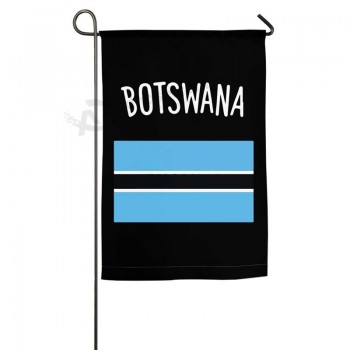 Bandeira do botswana bandeira do jardim único lado feliz quintal bandeiras sazonais para decoração gramado & quintal