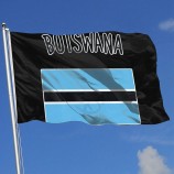 ボツワナflag-1グロメット付きスーパーポリエステルフラグ3x5 Fバナー