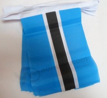 ボツワナ6メートルの旗布旗20フラグ9 '' x 6 ''-ボツワナ文字列フラグ15 x 21 cm