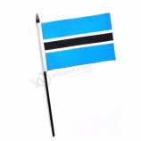 Professional Botswana country Election big event parade hand held flag