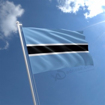 2019 Nieuwe aankomst De vlag van botswana polyester polyester vlag 150 * 90 CM hoge kwaliteit banner
