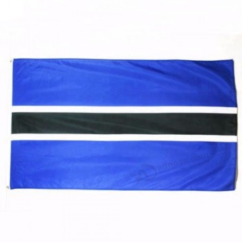 3x5ft安い価格高品質ボツワナ国旗2アイレット/ 90 * 150cm全世界郡旗