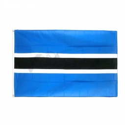 bandiera nazionale del paese del Botswana stampata a buon mercato all'ingrosso promozionale