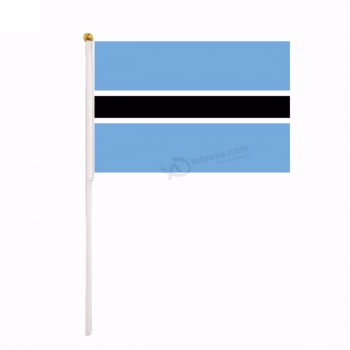 atacado personalizado preço de fábrica de natal bandeira da mão de botswana para eleição