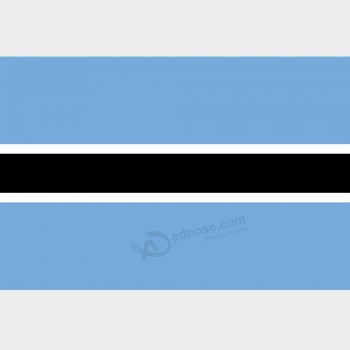 Neue Designqualität Botswana-Landesflagge
