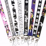 christmas keychian lanyard badge ID cards holders jack pumpkin mobile phone Key straps