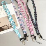 kleine frische blätter umhängeband lanyards für schlüssel ausweis Gym handy riemen USB abzeichen halter DIY hängen seil lariat lanyard