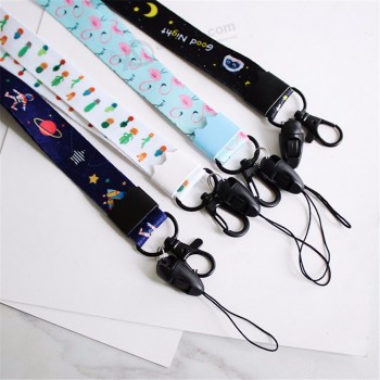 Cartoon stitch High Quality Lovely Cute Lanyard ID Badge Holder Key Neck Strap kids gifts