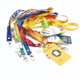 werbegeschenk werbung polyester wärmeübertragung druck individuelles logo lanyard abzeichen halter