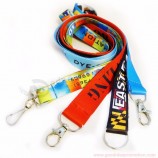 kundenspezifische werbung werbe polyester lanyard abzeichen halter