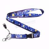 gewebtes, individuell bedrucktes, individuell bedrucktes Lanyard mit Logo-Sublimations-Lanyard aus Polyester