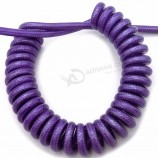 Kabel Draht stark ziehen transparent lila ausziehbar elastische Sicherheitsfeder Werkzeug Lanyard Badge Holder