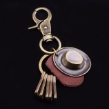 kundengerechter Westcowboy-Strohhut personifizierte keychains