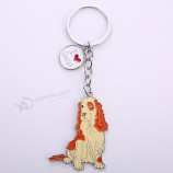 Hot Sell In 2019 Silver Plated Pet Dog personalized keychains