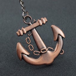 New Brand Vintage Silver Anchor personalised keyrings For Men Retro Gold Key Chain Ring Trinket Jewelry Gift Souvenirs Accessories Llaveros
