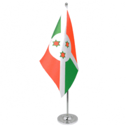 Burundi national table flag Burundi country desk flag