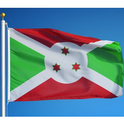 부룬디 국가 국기 사용자 정의 야외 부룬디 플래그