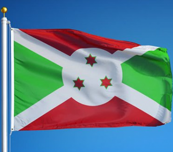 부룬디 국가 국기 사용자 정의 야외 부룬디 플래그