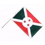 ブルンジ国の手旗ブルンジ手持ちの旗