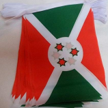 Burundi-Schnurflagge trägt Dekoration Burundi-Flaggenflagge zur Schau