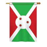 bandiera decorativa del Burundi del cortile della casa della bandiera del giardino del Burundi nazionale