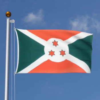 부룬디 국기 3x5 FT 부룬디 국기 폴리 에스터