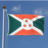 부룬디 국기 3x5 FT 부룬디 국기 폴리 에스터