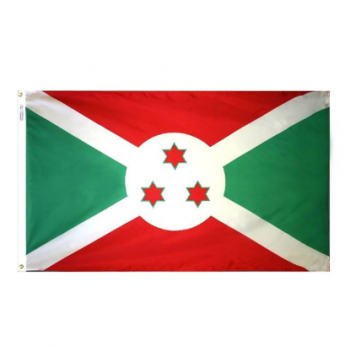 Burundi-Landesflagge der hohen Qualität Staatsflagge im Freien