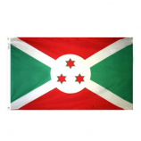 Bandiera nazionale esterna del Burundi di alta qualità