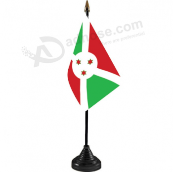 национальный настольный флаг страны флагов страны бурунди