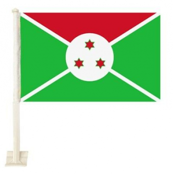 30 * 45 cm material de poliéster burundi bandera del clip del coche