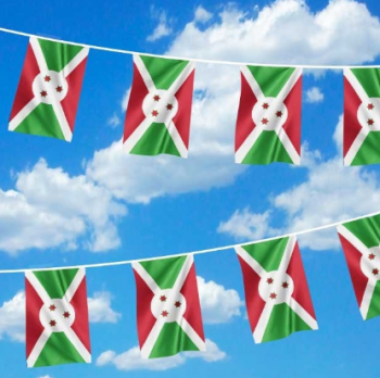 Burundi string flag Burundi country bunting flag banner
